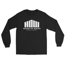 Load image into Gallery viewer, HOUSE OF WAVES Music Library Long Sleeve Logo Tee
